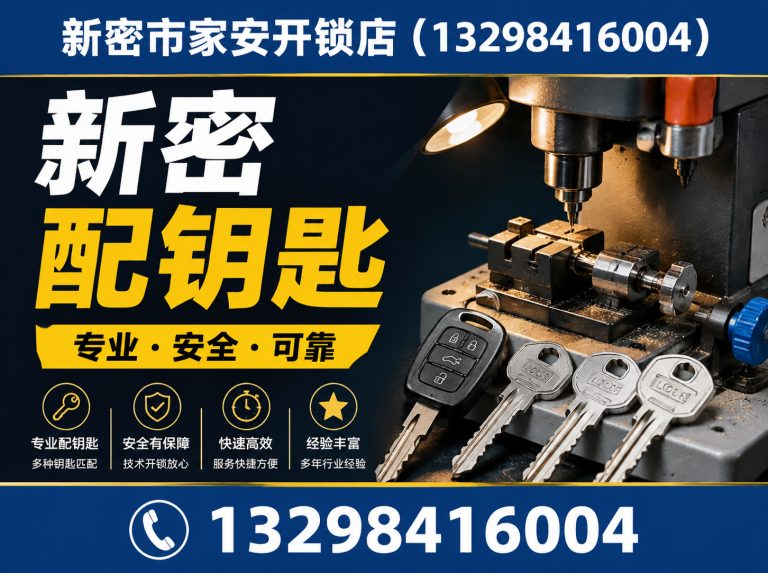丰润区新密配钥匙展示图